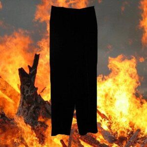 1990s vintage black velvet pants trousers size 10 large